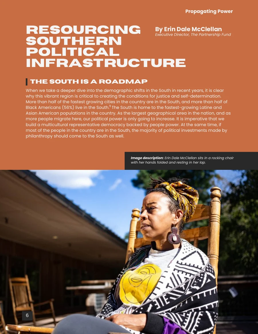 Resourcing Southern Political Infrastructure, by Erin Dale McClellan
