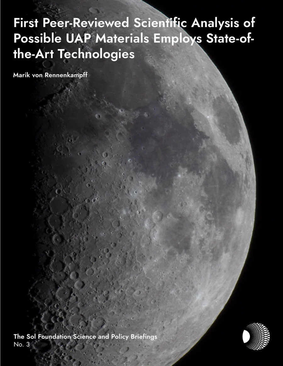 Briefing No. 3: First Peer-Reviewed Scientific Analysis of Possible UAP Materials