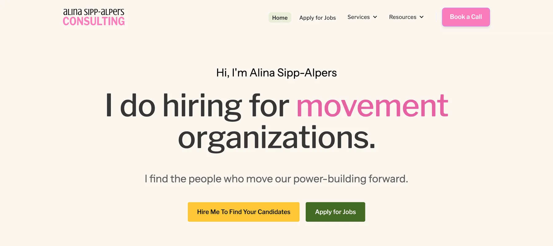 The Alina Sipp-Alpers Consulting homepage
