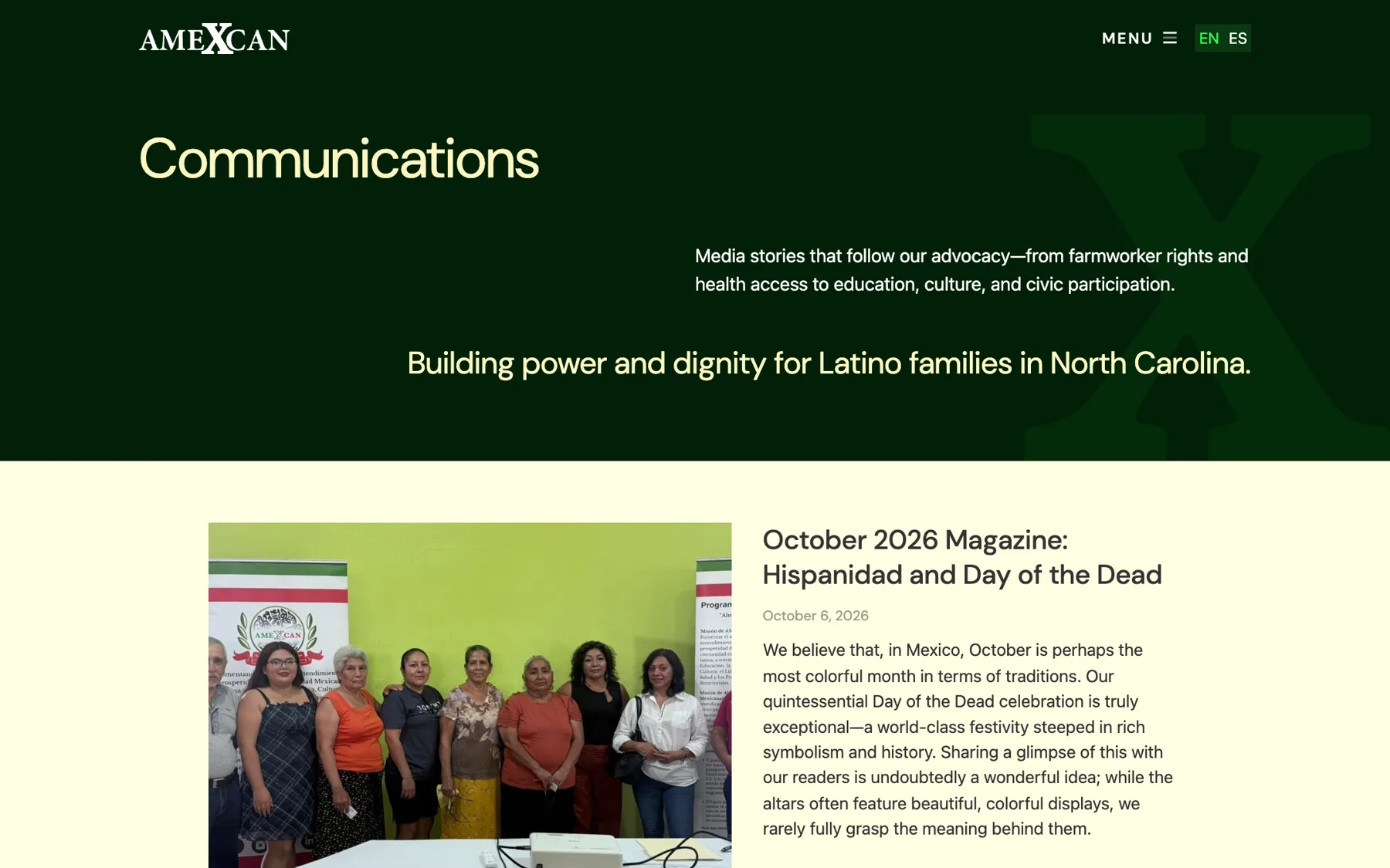 Comunicaciones de AMEXCAN