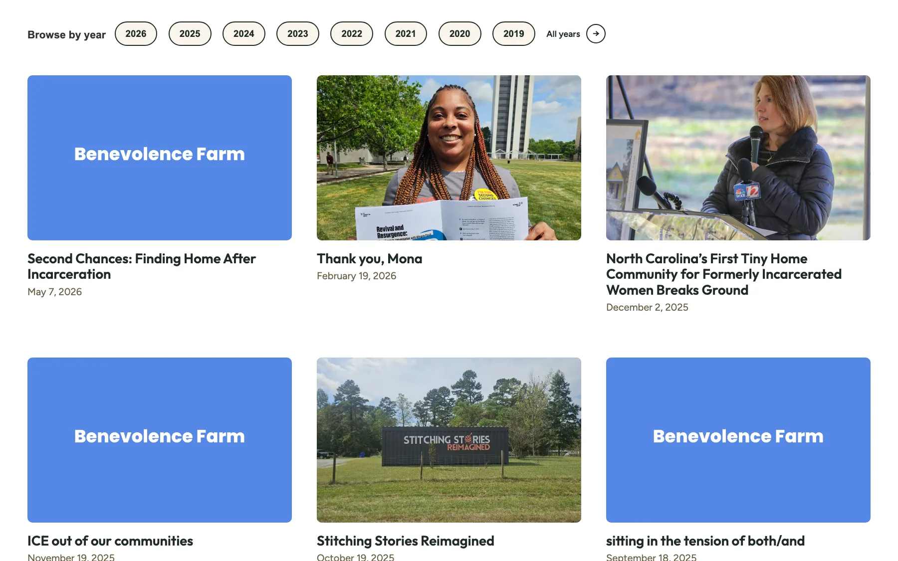 News and updates from the farm