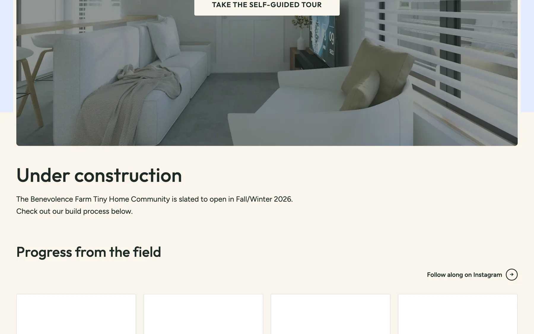 Construction progress updates