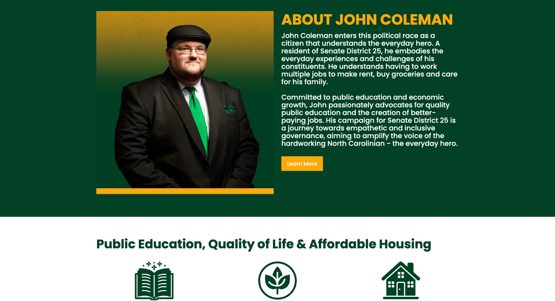 About John Coleman and his issues