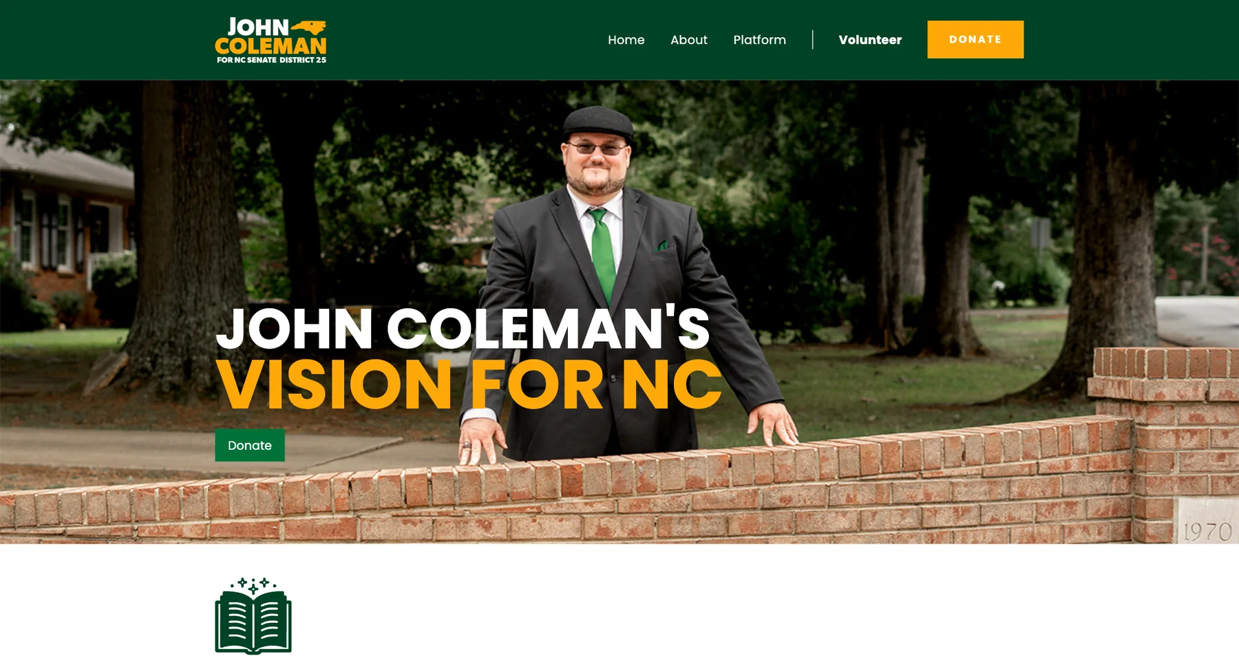 John Coleman’s vision for North Carolina