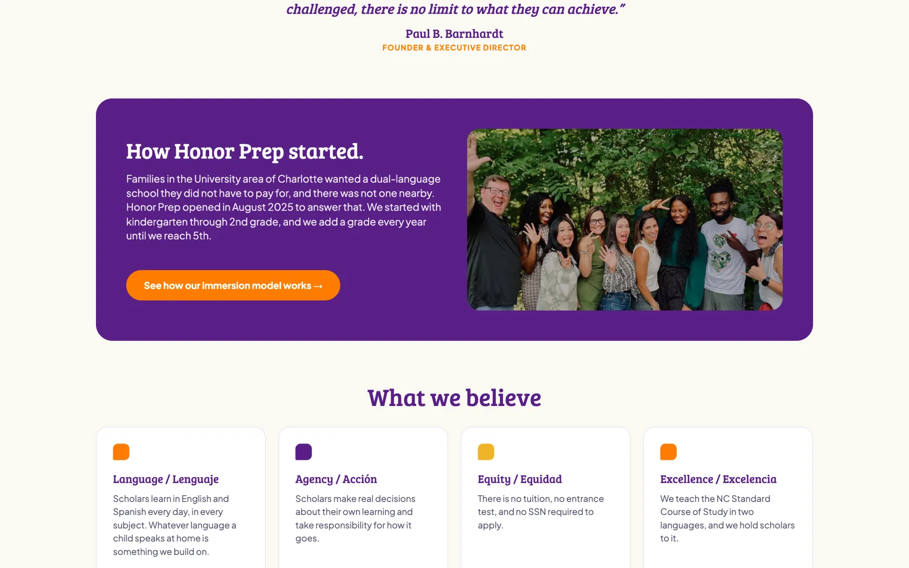 How Honor Prep started