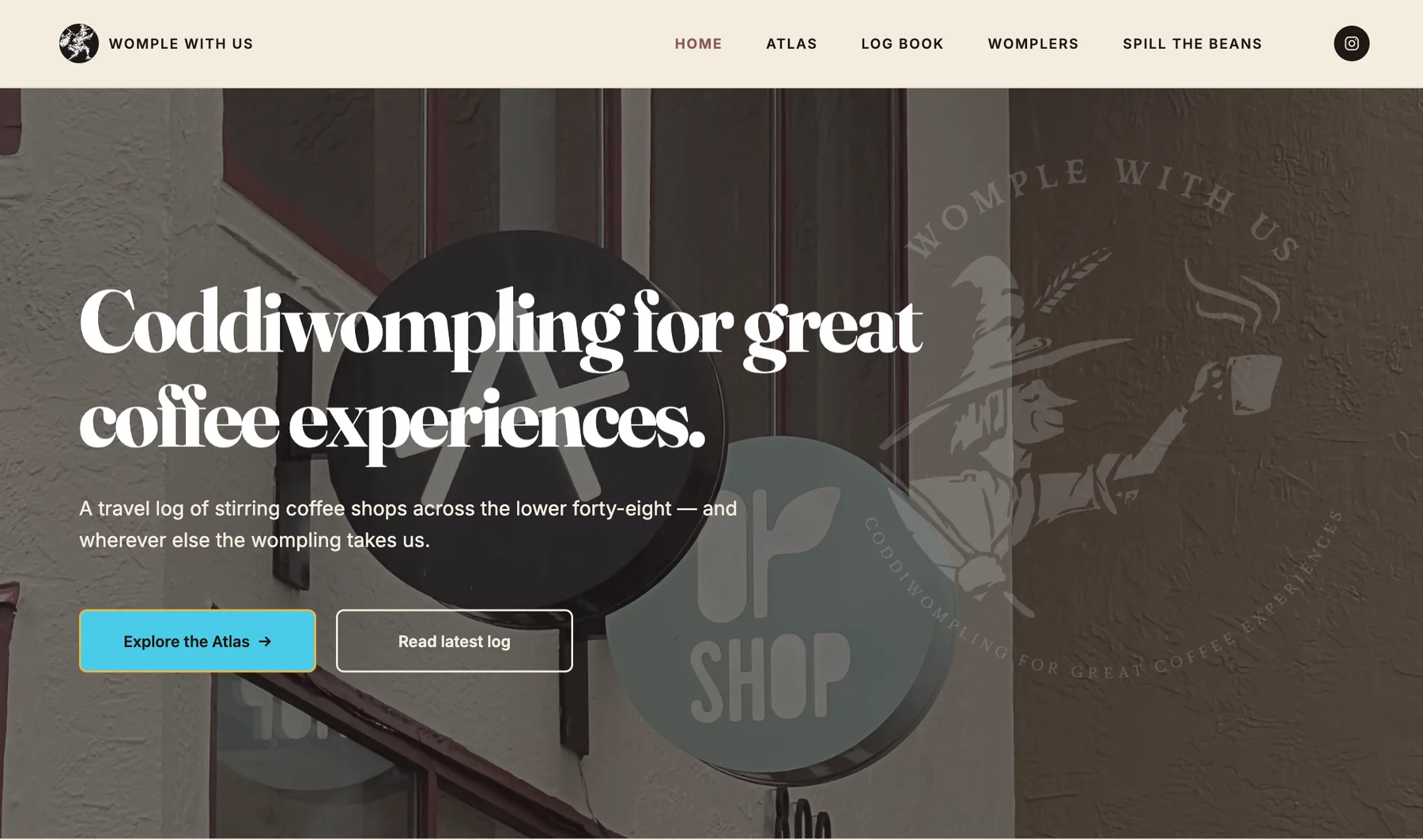 The Womple With Us homepage